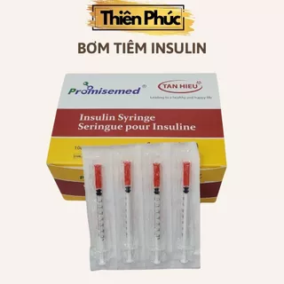 Bơm tiêm Insulin – Tân Hiếu, hộp 100 bơm tiêm tiểu đường