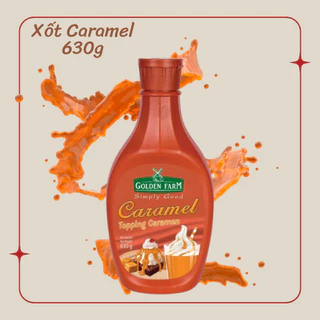 Sốt Caramel Golden Farm 630g sốt phủ topping