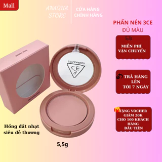 Phấn Má 3 C E  Face Blush màu sắc tự nhiên, khả năng bám màu cả ngày 5.5g