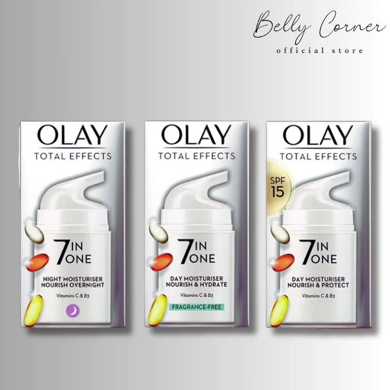 Kem Dưỡng Olay Total Effects 7 In 1 Ngày, Đêm, Không Hương Liệu dưỡng da, làm đẹp da một cách tối ưu, chống lão hóa