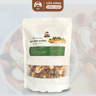 500gr Hạt dinh dưỡng mix 6 loại Nông Sản Huy Việt sấy chín ăn liền siêu ngon bổ dưỡng