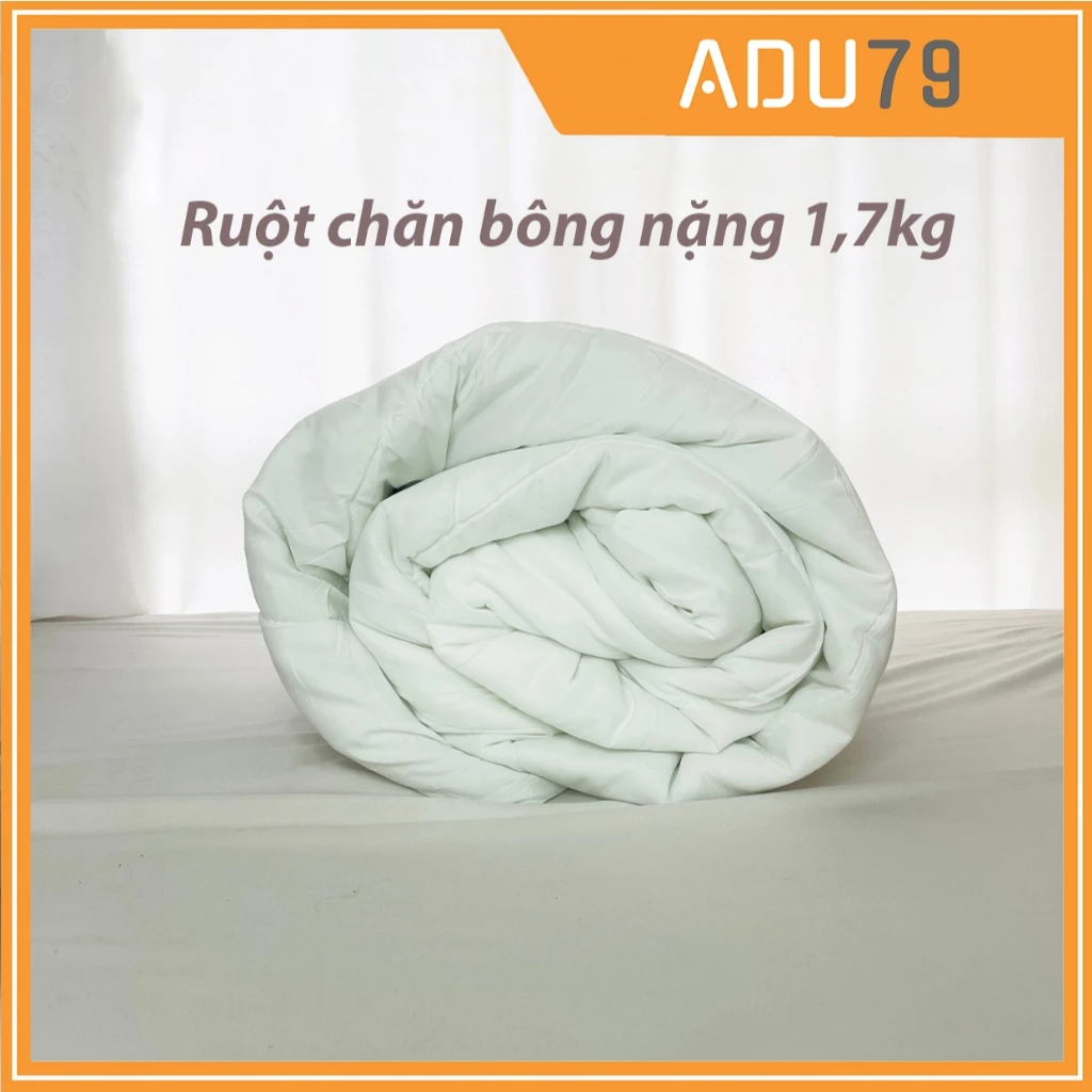 RUỘT CHĂN BÔNG SIÊU NHẸ, SIÊU ẤM MÀU TRẮNG TINH SIZE TO 2M X 2M2 nặng 1,7kg - ADU79