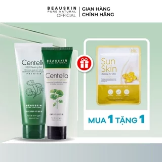 Bộ Sản Phẩm Làm Sạch Sâu, Dưỡng Ẩm Hiệu Quả BEAUSKIN Centella Cica