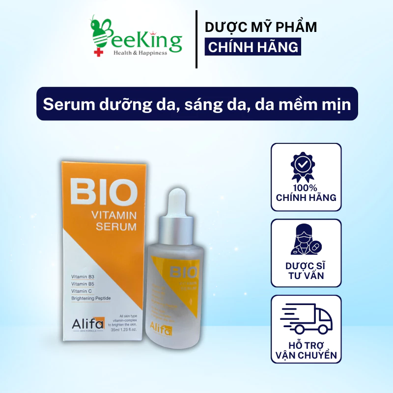 ALIFA SERUM BIO VITAMIN - Serum phục hồi và dưỡng sáng da - Lọ 35ml