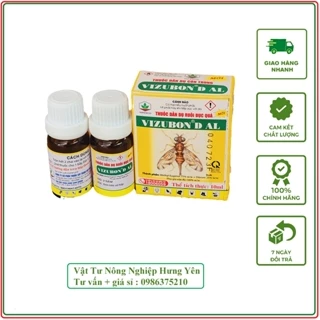 Hộp diệt ruồi vàng đục trái Vizubon ( Hộp 2 lọ 10ml )