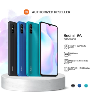 Điện Thoại Redmi 9A  (6GB/128GB) - Chính Hãng - HD+ IPS LCD 6.53 inch - Mediatek Helio G25