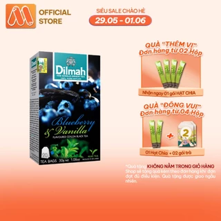 Trà Dilmah Vị Việt Quất & Vanilla - Blueberry & Vanilla 30g