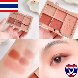 Phấn mắt và má hồng 5 ô ODBO màu sắc dễ makeup hằng ngày- Thái Lan