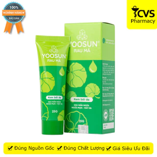 Kem bôi da Yoosun Rau Má - Dịu mẩn ngứa, ngừa mụn, mát da, tránh sẹo - 25g - cvspharmacy