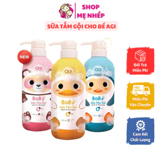 Sữa tắm gội cho bé Agi 2 in 1 200ml 700ml