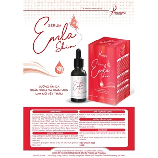 SERUM EMLA SKIN Dưỡng ẩm da ngăn ngừa và giảm mụn 20ml