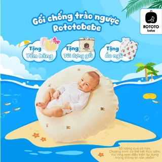 Gối chống trào ngược cho bé  Airmesh thoáng khí Rototo Bebe ALADDINVINA