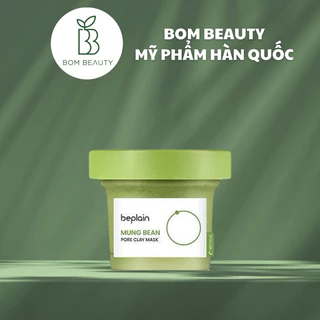 [beplain X LeoJ] Mặt nạ đất sét beplain Đậu Xanh 120ml Se Lỗ Chân Lông, Giảm Mụn đầu đen 120ml