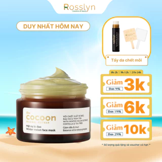 Mặt nạ bí đao Cocoon giảm dầu & mụn 30ml/100ml Rosslyn