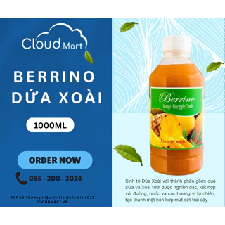 Sinh tố Berrino Dứa Xoài 1L- Mứt trái cây Cloudmart