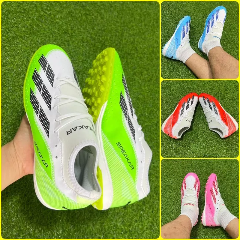 [Tặng tất + Túi kéo] Giày Đá Bóng Nam Cổ Thun Xfast,  May Đế