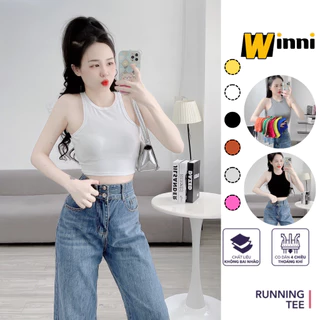 Áo ba lỗ nữ WINNI chất borib mát  co giãn tốt áo tank top thể thao bigsize , áo thun body WINNI 206A