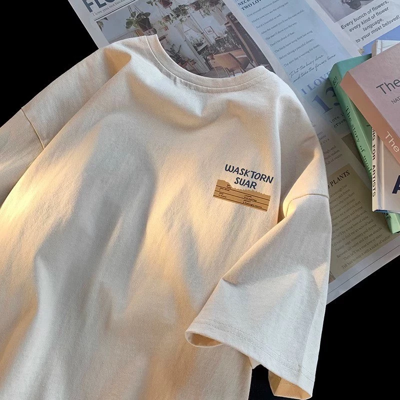 Áo thun nữ nam LOCAL BRAND KONOVA COTTON 250GSM tay lỡ form rộng in WASKTORN