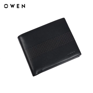 OWEN - Ví da màu Đen chất liệu Da thật - VD232677