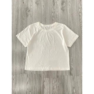 Áo thun cotton nữ hàng VN xuất khẩu (size M phom ngắn vừa lưng)