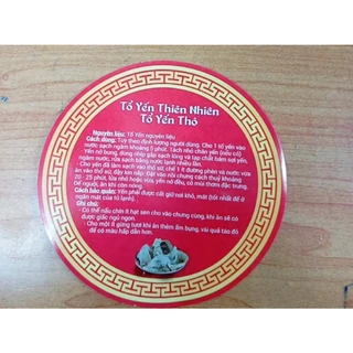 Combo 10 Tờ tròn hướng dẫn chưng yến