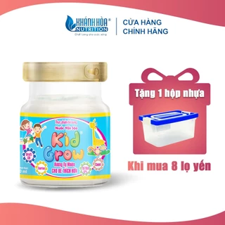 Nước Yến Sào Cho Bé KidGrow Hương Tự Nhiên 12% Tổ yến - Khánh Hòa Nutrition (Lọ 70ml)