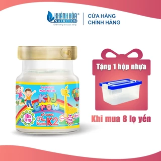 Nước Yến Sào Cho Bé KIDGROW 18% Bổ Sung Vitamin K2 / Bổ sung HMO - Khánh Hòa Nutrition - Lọ 70ml