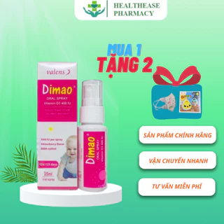 DIMAO Vitamin D3 dạng xịt, giúp hỗ trợ phòng ngừa thiếu Vitamin D, hỗ trợ hấp thu canxi và tăng chiều cao 25ml date 2025