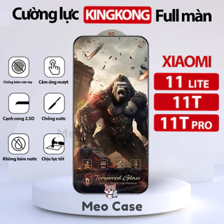 Kính cường lực Xiaomi 11T, Xiaomi 11T Pro 5G, Kingkong full màn thế hệ mới, Miếng dán bảo vệ màn hình điện thoại