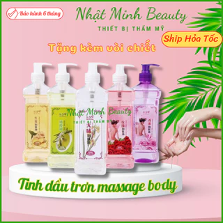 Tinh Dầu Massage Body Gừng trơn 500ml và 750ml