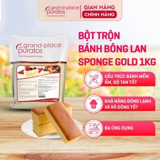 Bột Trộn Sẵn Làm Bánh Bông Lan Tegral Sponge Gold Puratos Grand-Place VN-1 Kg-4116116