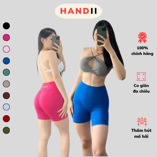 Quần tập gym nữ Short ALPHALETE hàng cao cấp chun mông co giãn 4 chiều "HANDII"