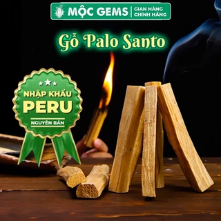 Palo Santo - Gỗ Trắc Xanh (Gỗ Peru) Mộc Gems - Dùng Xông Phòng Thanh Tẩy Không Gian, Dùng Cho Tarot, Reiki, Thiền Định