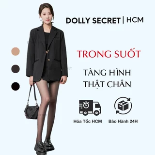 Quần Tất Tàng Hình Trong Suốt Thật Chân DOLLY SECRET  Che Khuyết Điểm Chân Quần Tất Siêu Mỏng T39