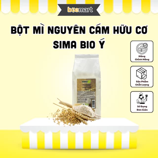 Bột Mì Nguyên Cám Hữu Cơ Sima Bio gói 1kg