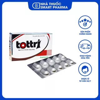 TOTTRI - Traphaco - Cải Thiện Trĩ Nhanh- Phòng, Ngăn Ngừa Trĩ Tái Phát