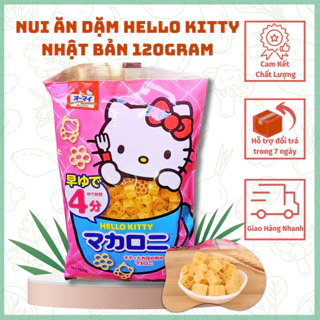 Nui ăn dặm Hello Kitty Nhật bản 120gram cho bé ăn dặm