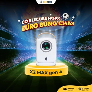 [Tặng PK] Máy Chiếu Mini Cao cấp Beecube X2 Max Gen4 - Độ phân giải Full HD 1080P - Tích hợp 2 loa 6W - Bảo hành 1 đổi 1