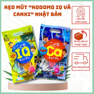 Kẹo Mút "Kodomo IQ và CA" Nhật Bản: Sự Kết Hợp Thông Minh Của DHA và Canxi Cho Trẻ Em bịch 10 cây