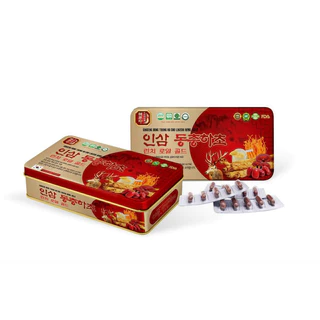 Viên ĐẠM HỒNG SÂM Linh chi Hàn Quốc- Đông trùng hạ thảo - KOREAN RED GINSENG Gold- Giúp bồi bổ cơ thể ,ăn ngon ngủ tốt