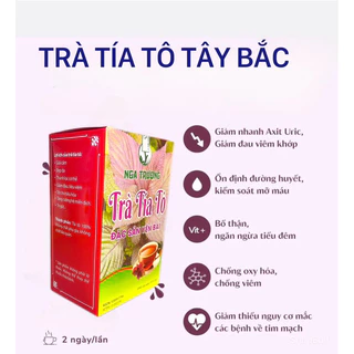 Trà Tía Tô, Nguyên Liệu 100% Từ Thiên Nhiên, Giải Cảm, Giảm Ho An Toàn Hiệu Quả