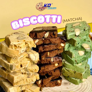 Bánh biscotti, bánh ăn kiêng KD Shop hỗ trợ giảm cân vị matcha trà xanh 300g