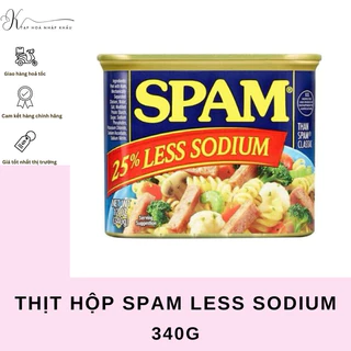 [NHẬP KHẨU MỸ - DATE 2026] THỊT HỘP SPAM LESS SODIUM 25% GIẢM MẶN 340G/HỘP