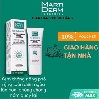 Kem Chống Nắng MartiDerm The Originals Proteos Screen SPF50+ Phổ Rộng Toàn Diện Cho Mọi Loại Da 40ml