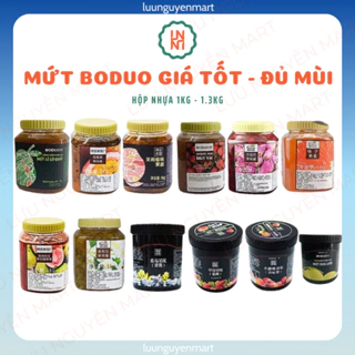 Mứt Boduo - Sốt Boduo trái cây làm nguyên liệu pha chế - Hộp 1kg hoặc 1.3kg