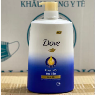 Dầu Gội phục hồi hư tổn Dove Ngăn Gãy Rụng Tóc, Dưỡng Tóc Bồng Bềnh chắc khỏe 880g