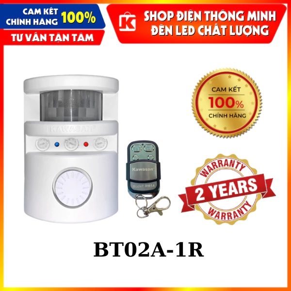 Thiết bị báo trộm hồng ngoại độc lập, hú còi tại chỗ, có remote điều khiển từ xa BT02A-1R/2R