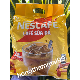 nescafe cafe sữa đá hộp 240g (10gói x24g),bịch 600g (25gói x24g) date 2025