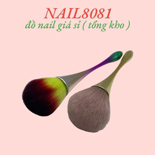 Chổi phủi bụi nail cán dài , phủi bụi móng