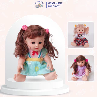 Búp Bê Đồ Chơi Cho Bé Gái Biết Khóc Biết Cười Bằng Cao Su Không Mùi - ST Kids Toys 12